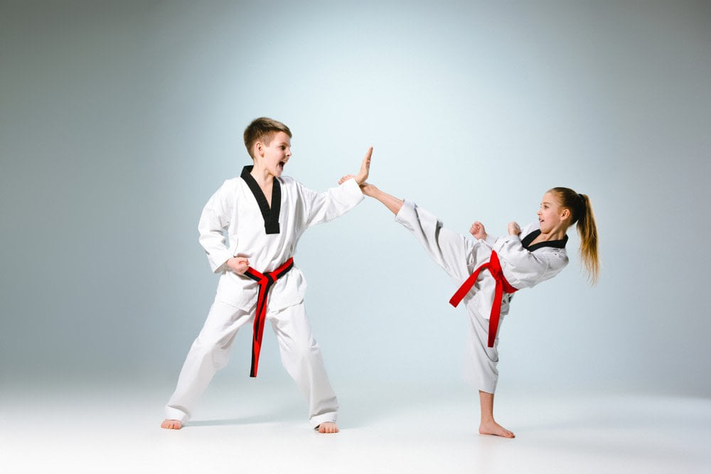 Karate Kämpfer